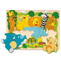 Woody Wooden Puzzle African Animals