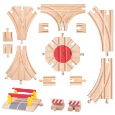 Woody Комплект релси за дървен влак