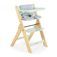 Cangaroo Wooden high chair Caramel, mint
