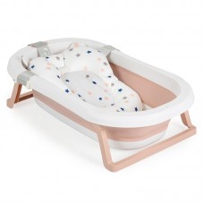 Cangaroo Комплект за къпане със сгъваема вана Palma, розов