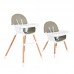 Cangaroo Wooden high chair Gelato 2in1