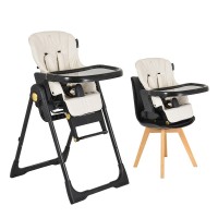 Cangaroo Baby High Chair Tiramisu 2 in 1, beige Cangaroo Baby High Chair Tiramisu 2 in 1, beige