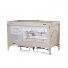 Chipolino Foldable travel cot Ariel, latte