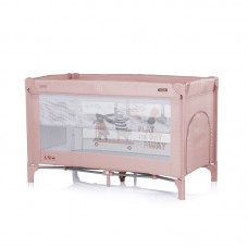 Chipolino Foldable travel cot Ariel, pink powder