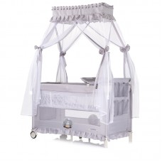 Chipolino Foldable travel cot Palace, hippo