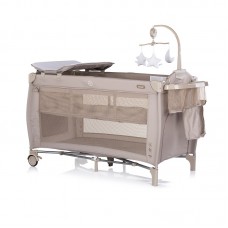 Chipolino Foldable travel cot Bella, latte Chipolino Foldable travel cot Bella, latte