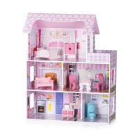 Chipolino Wooden dollhouse with 9 accessories