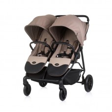 Chipolino Бебешка количка за две деца Топ Старс, тирамису 