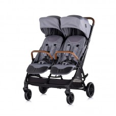 Chipolino Бебешка количка за две деца с 3D автоматично сгъване Twinity, облак 