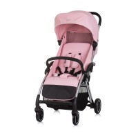 Chipolino Baby stroller with 3D auto-folding Illusion, pink marshmallow