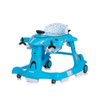 Chipolino Musical baby walker 3 in 1 Airplane, blue