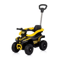 Chipolino Musical ride on car with handle ATV, yellow