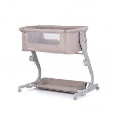 Chipolino Co-sleeping crib with drop side Eleganza, beige