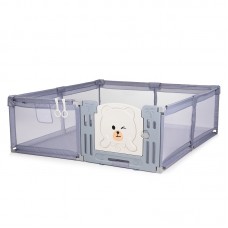 Chipolino Кошара за игра с вратичка Амико 180x200 см, сива 