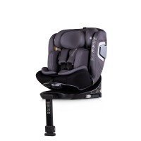 Chipolino Стол за колас Isofix и термо контрол Clima Air  i-Size (40-150 см), антрацит 