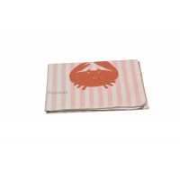 David Fussenegger Baby Blanket Juwel Crab pink, 100 x 140 cm