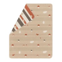David Fussenegger Blanket Juwel 70x90 Forest friends, ecru