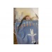 David Fussenegger Baby Blanket Juwel Garden rabbit/carrots, blue