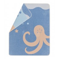 David Fussenegger Бебешко одеяло Juwel 70x90 Ocean friends, blue