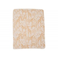 David Fussenegger Blanket Juwel 70x90 Safari animals, gold