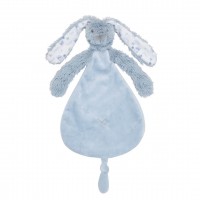 Happy Horse Мека играчка за гушкане зайчето Richie 25 см, blue graphic