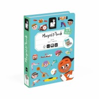 Janod Magnetic book Sports
