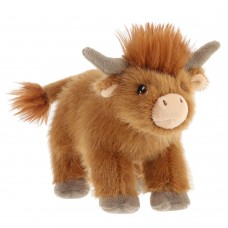 Keel Toys Eкологична плюшена играчка Стояща планинска крава 20 см