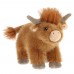 Keel Toys Eкологична плюшена играчка Стояща планинска крава 20 см