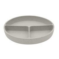 Kikka Boo Чиния с отделения и вакуумно дъно Platinum Silicone, sand Kikka Boo Чиния с отделения и вакуумно дъно Platinum Silicone, sand