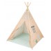Kikka Boo Дървена палатка за игра с мека подложка
