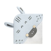 Kikka Boo Hooded Towel 90/90 cm, Stripy Friends