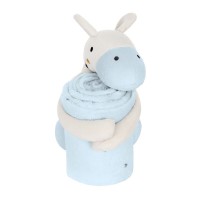 Kikka Boo Бебешко одеяло с играчка Stripy Friends