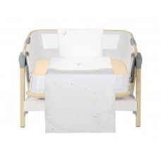 Kikka Boo Бебешки спален комплект за мини-кошара от 5 части Seally Me