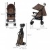 KinderKraft Baby Stroller Tik, Brown