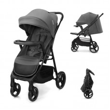 KinderKraft Бебешка количка TRIG 3 с табла, Granite grey