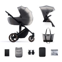 KinderKraft Prime 2 baby stroller 2 in 1, shadow grey