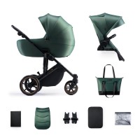 KinderKraft Prime 2 baby stroller 2 in 1, dark green