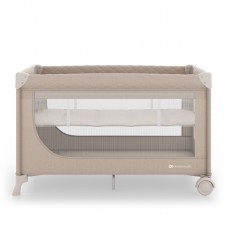 KinderKraft Baby Travel Cot Leody Up, beige