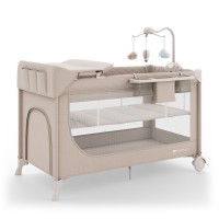 KinderKraft Travel Cot Leody Up, beige