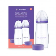 Lansinoh Feeding Bottle Set with natural Wave Teat 330ml