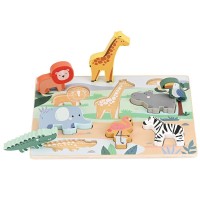 Lelin Toys Safari Wooden Animal Puzzle Lelin Toys Safari Wooden Animal Puzzle