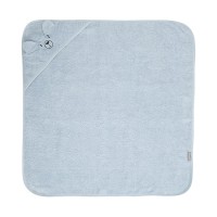 Lorelli Hooded Towel with Embroidery 90x90 cm, blue