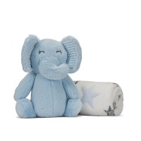 Lorelli Nappy blanket with toy 90x75 cm Elephant