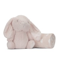Lorelli Nappy blanket with toy 90x75 cm Rabbit Lorelli Nappy blanket with toy 90x75 cm Rabbit