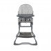 Lorelli Bonbon Baby Feeding chair, grey leather