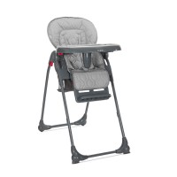 Lorelli Dulce Baby High Chair, grey leather