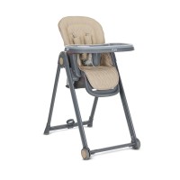 Lorelli Party Baby High Chair, beige leather Lorelli Party Baby High Chair, beige leather