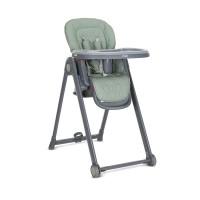 Lorelli Party Baby High Chair, green leather