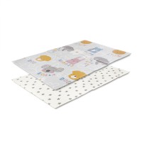 Lorelli Двулицево детско термо килимче за игра 120/180 см, сиво