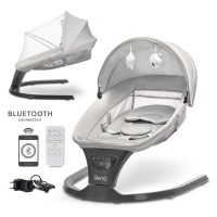 Lorelli Electric Baby Swing and Rocker Siena, grey Lorelli Electric Baby Swing and Rocker Siena, grey